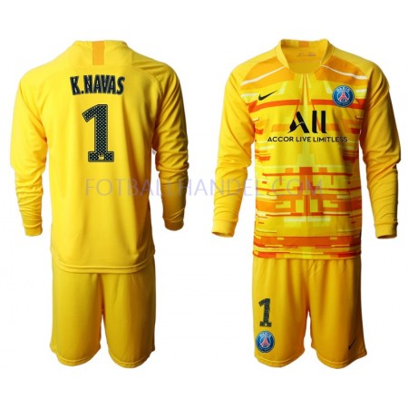 Barn Fotballdrakter Keeper Paris Saint-Germain K NAVAS 1 II 2019-20 Langermet